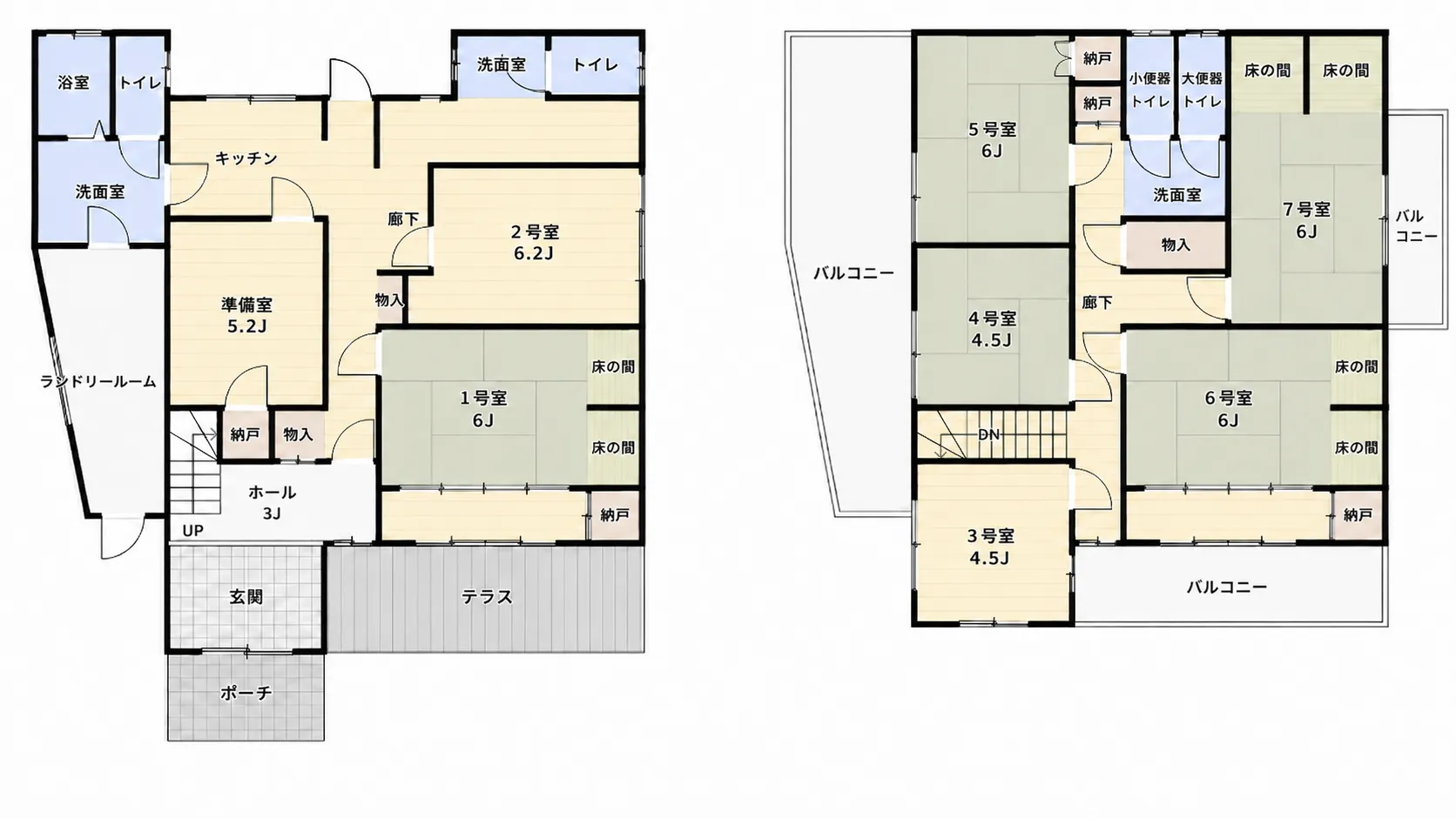 館内の見取り図